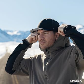melin A-Game Infinite Thermal, Performance Snapback Hat for Cold Weather, Water-Resistant Baseball Caps for Men & Women
