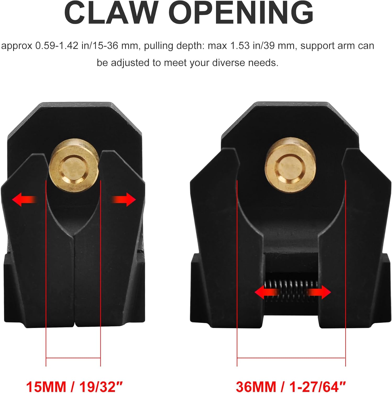 WINTOOLS Compatible for Adjustalbe Light Autos Windshield Wiper ARM Remover Tools Puller Kit for BMW