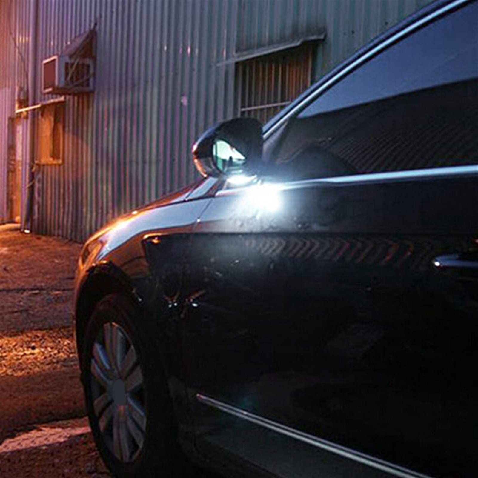 Aramox Luci Led Pozzanghera Per Specchietti Auto: 1 Paio Di Luci Bianche Plug-and-Play Per Ford Mondeo, Explorer E Altri