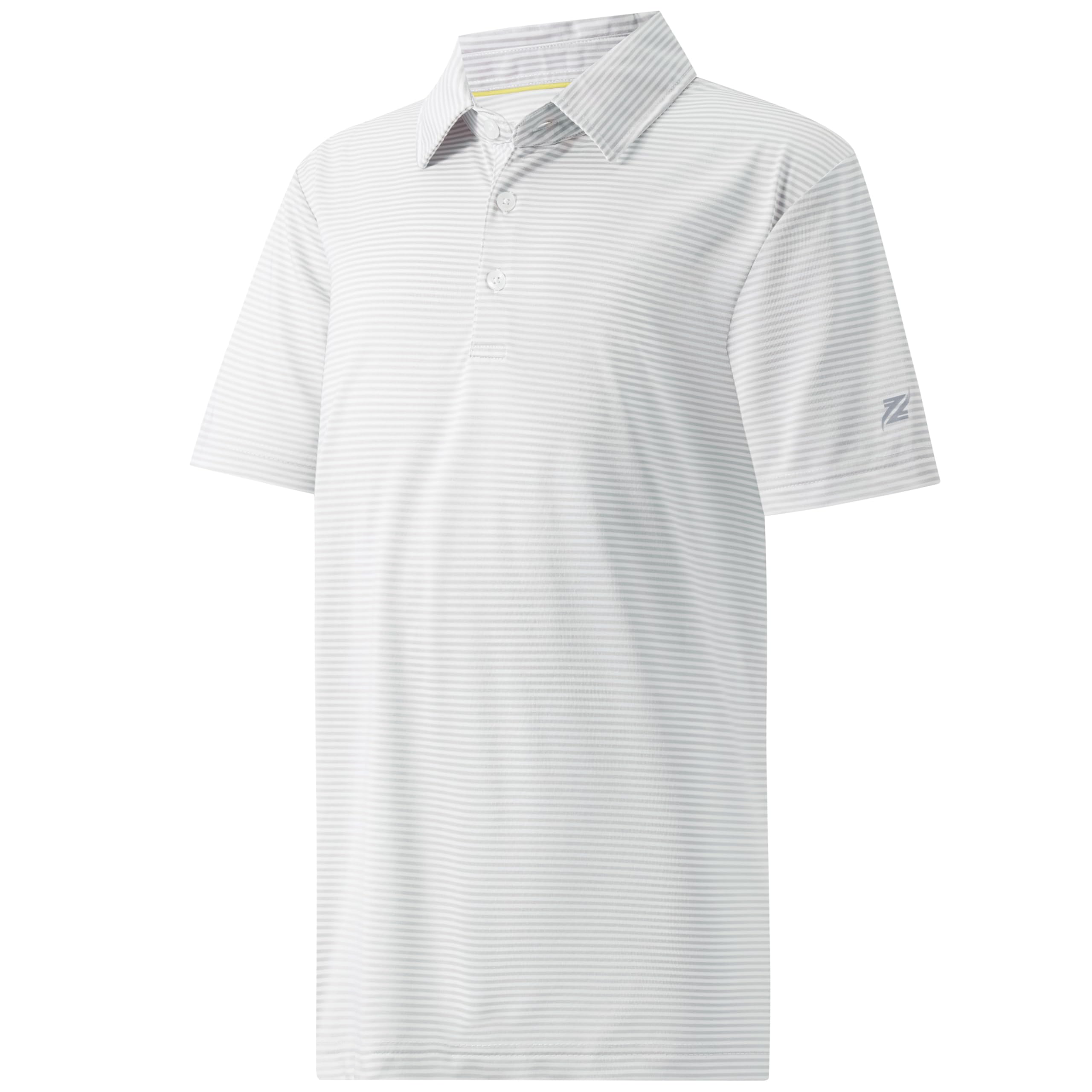 Boys Polo Shirts Short Sleeve Striped Performance Moisture Wicking Dry Fit Golf Shirts for Boys Youth Kids