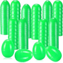 50 Pcs Mini Easter Eggs - 1.7 inch Fillable Easter Eggs - Easter Basket Stuffers - Eggs Bowl and Vase Filler Faux for DIY Spring and Easter Decorations Lime Green