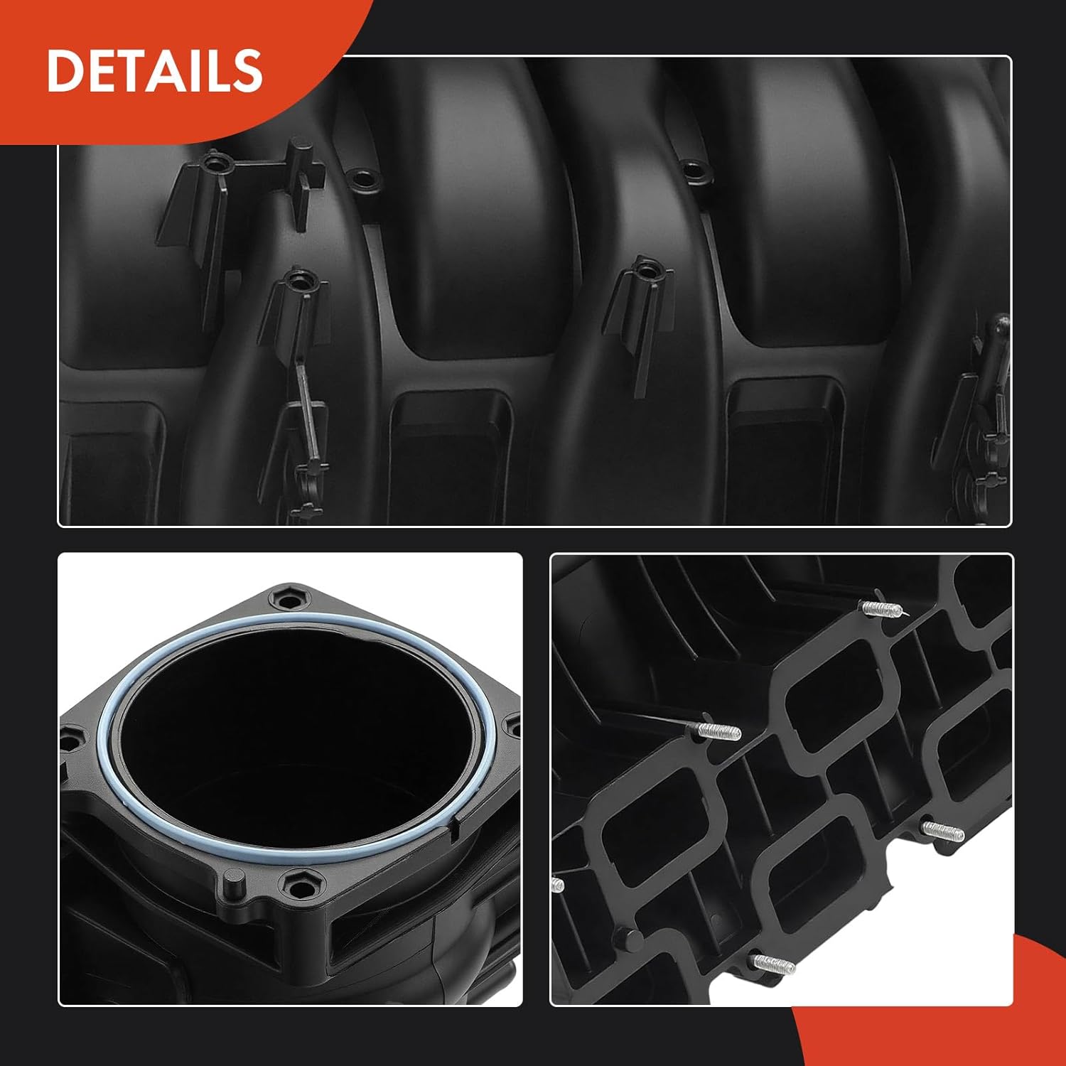 A-Premium Intake Manifold Compatible with Ram 1500 2013-2018, 1500 Classic 2019-2024 & Jeep Wrangler 2012-2017, Wrangler JK 2018, 3.6L