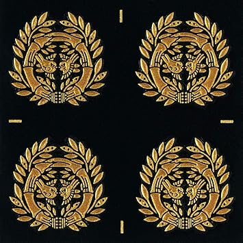 Amazon Co Jp 戦国武将 家紋 蒔絵シール 家紋ステッカー 伊達政宗 竹に雀 Gd 24mm 金 4個付 文房具 オフィス用品