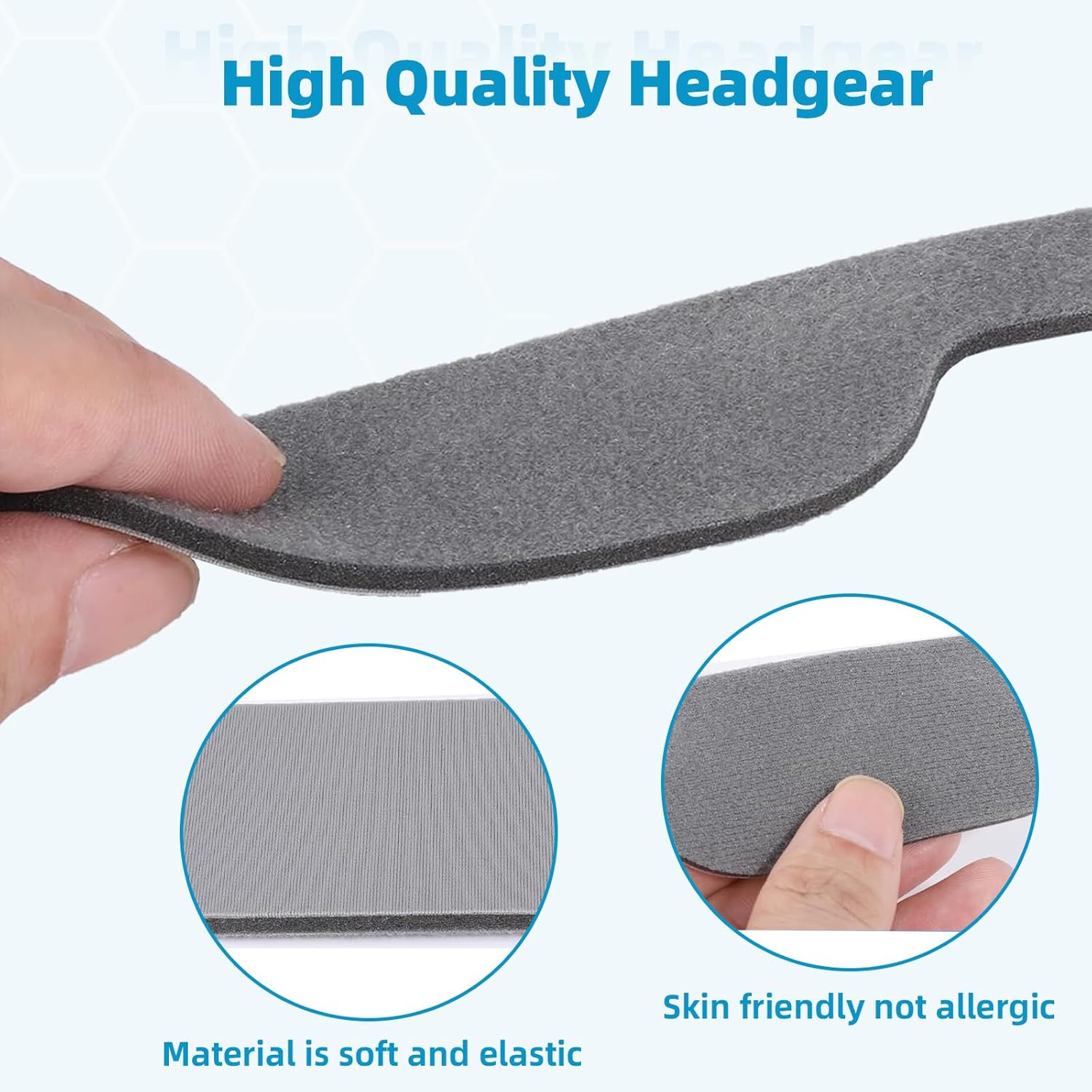 1 Pack Replacement Headgear Strap with Arms for DreamWear Nasal Pillow Mask, Adjustable Soft Super Elastic Replacement Headgear Compatible with Dreamwear Nasal Mask - Image 4