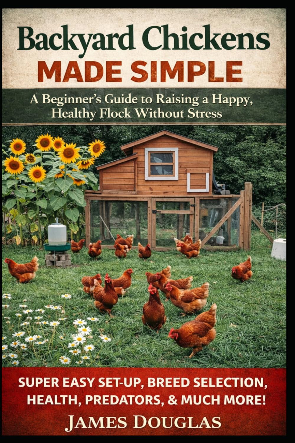 Backyard Chickens Made Simple: A Beginner’s Guide to Raising a Happy, Healthy Flock Without Stress