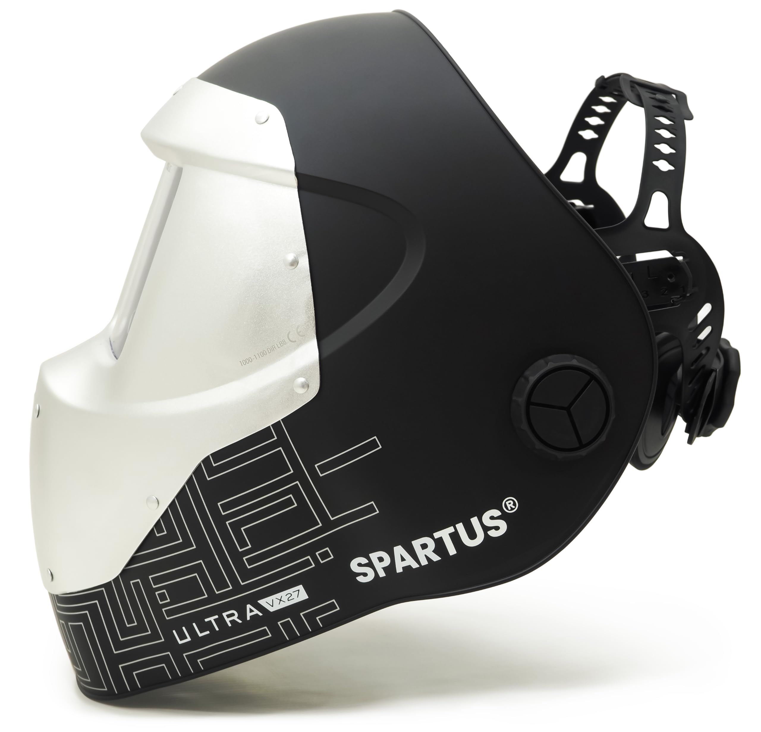 Casque de soudage automatique pour machine à souder laser SPARTUS Ultra VX27, masque de soudage laser professionnel DIN 4-12, EN 207 protection laser classe 4, casque de soudeur et visière de soudure