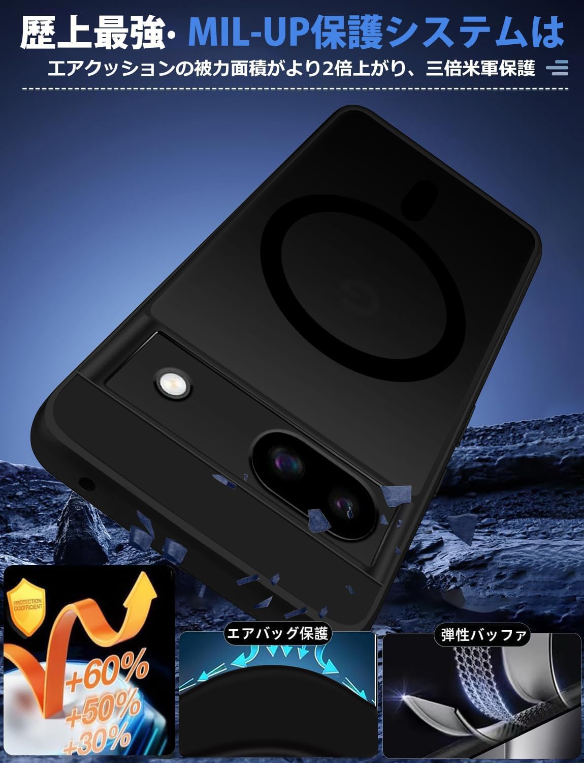 Amazon.co.jp: tuulaasii For Google Pixel 7A 用 ケース MagSafe対応