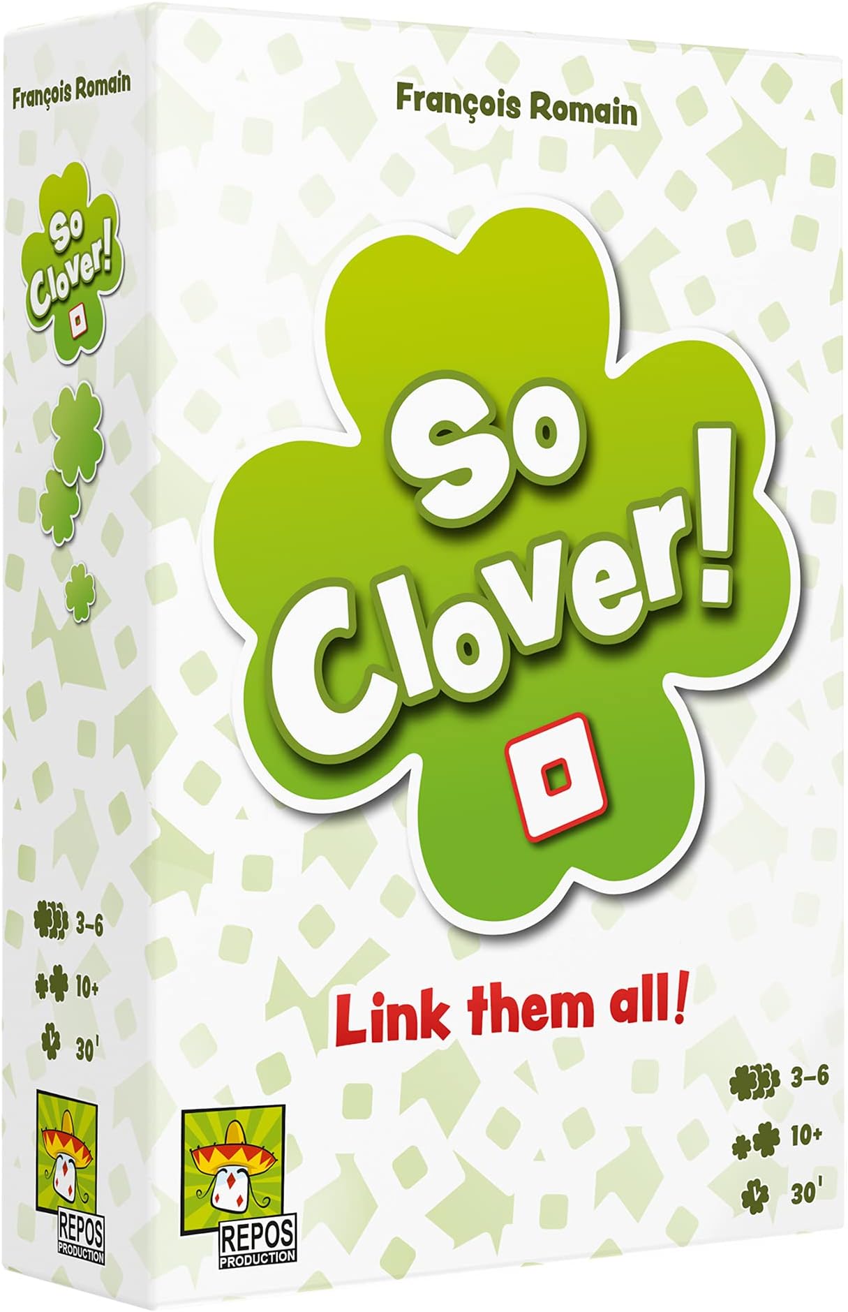 Asmodee So Clover! Party Game - Cooperative Word Association Board Game for Ages 10+, 3-6 Players, 30 Min Playtime