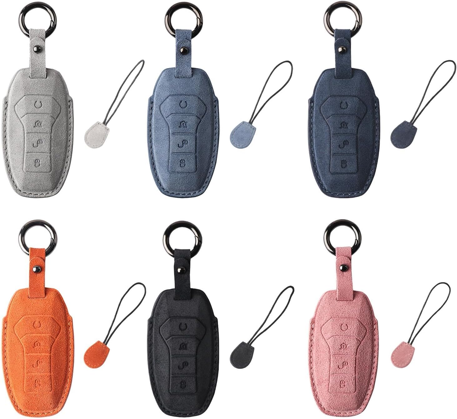 Car Key Fob Cover Auto Accessory Key Case for BYD Seal Yuan Plus Atto 3 Orange | Parts & Accessories | Car & Truck Parts | Interior | Seat Covers'