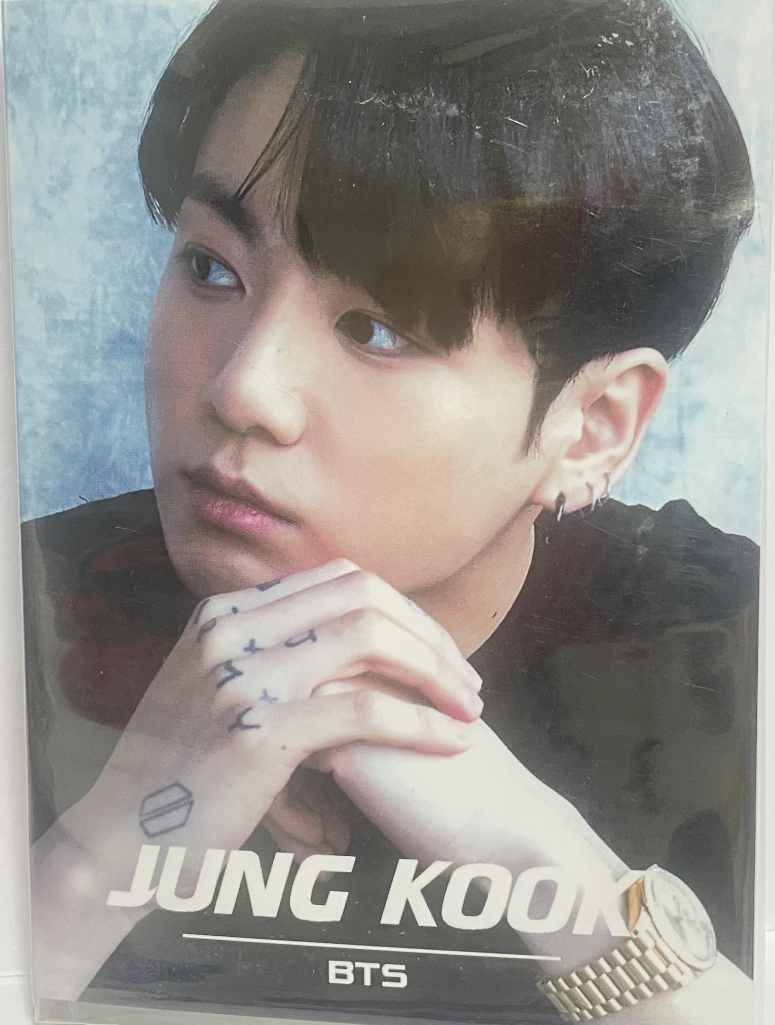 BTS　メモ帳　グク BTS 防弾少年団 JUNGKOOK ジョングク メモ帳 4連 韓流グッズ