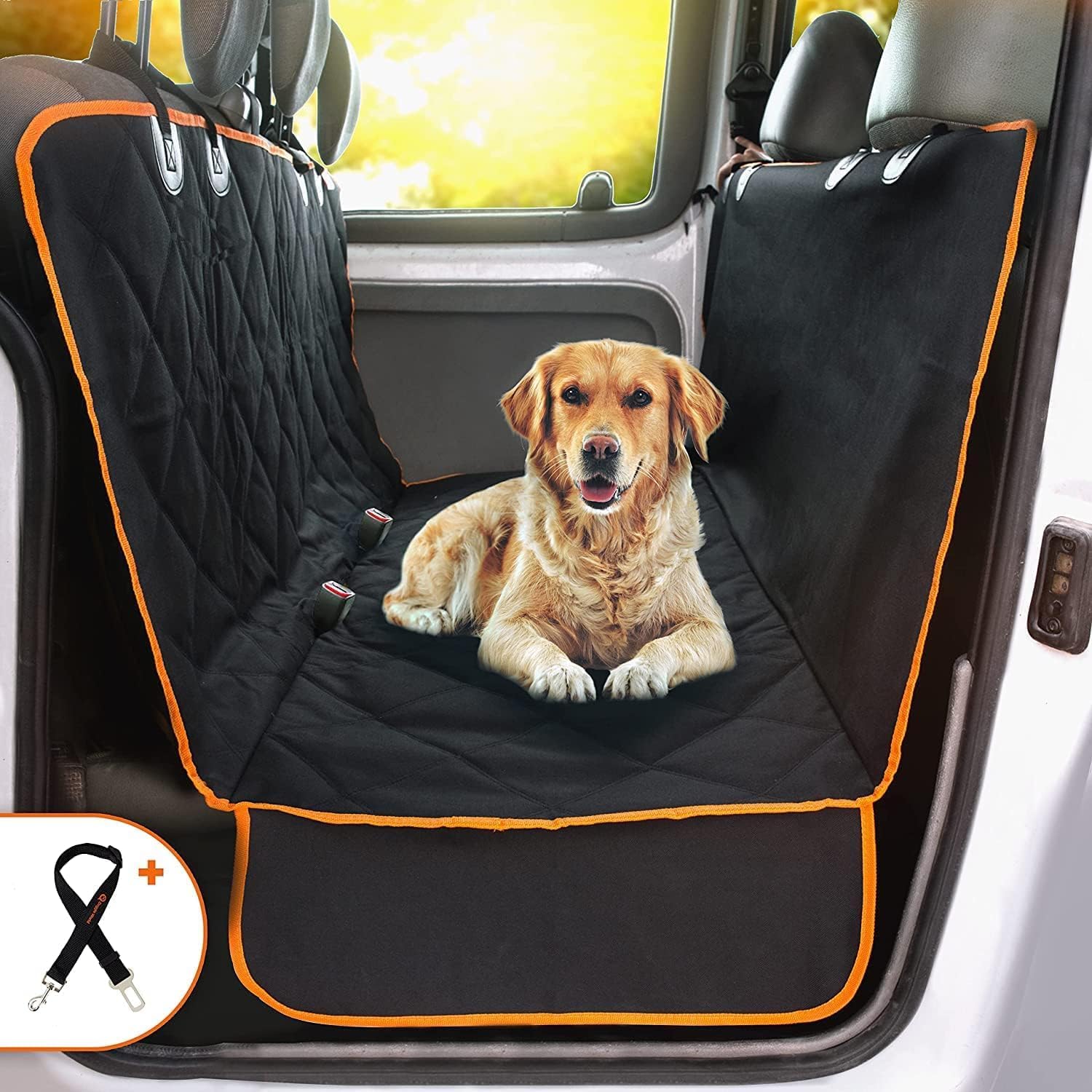 Kagbeni Dog Car Seat Cover for Back Seat - Durable Pet Car Seat Cover Backseat Protector, Nonslip Dog Hammock for Car, Waterproof Scratchproof Rear Seat Cover Against Dirt, Fur, with Side Flaps (B0D35HCG82) Amazon Price History, Amazon Price Tracker