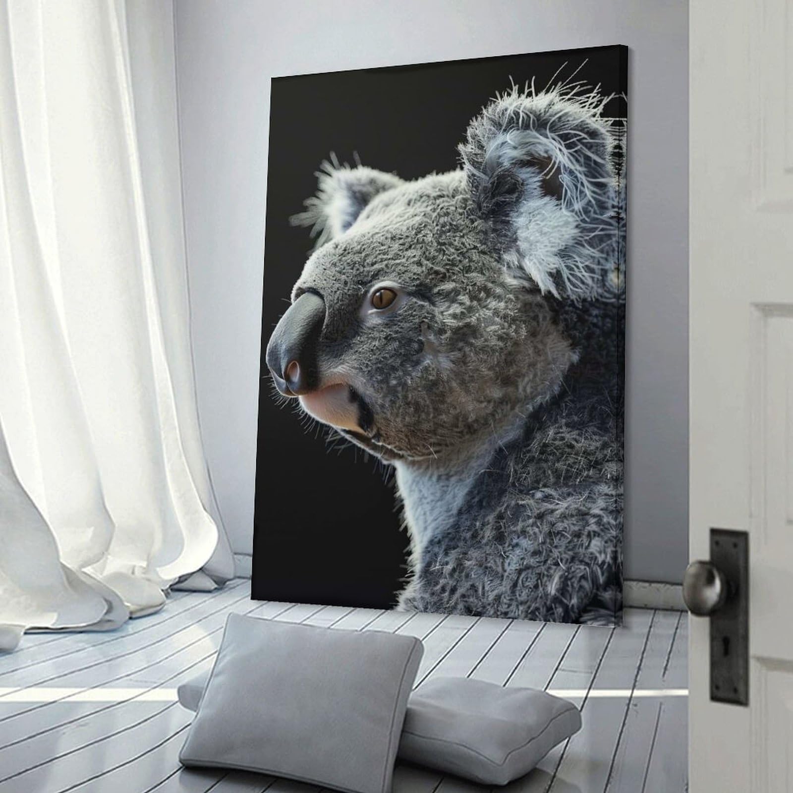 Junmoney Koala Home Decor Wall Art, 24x36inch(60x90cm), for Living Room, Bedroom Or Home Office, Home Decor Gift with Stylish Appeal