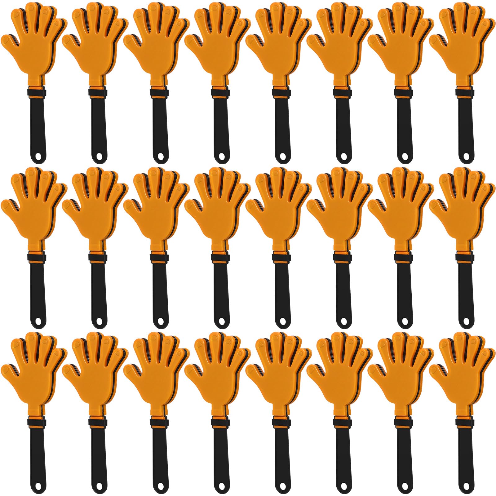 ZCYSRLQIN 24 Pcs Hand Clappers 7.5 Inch Plastic Clappers Noisemakers Party Favors Clapping Noise Maker Birthdays Game Prizes Classroom Rewards