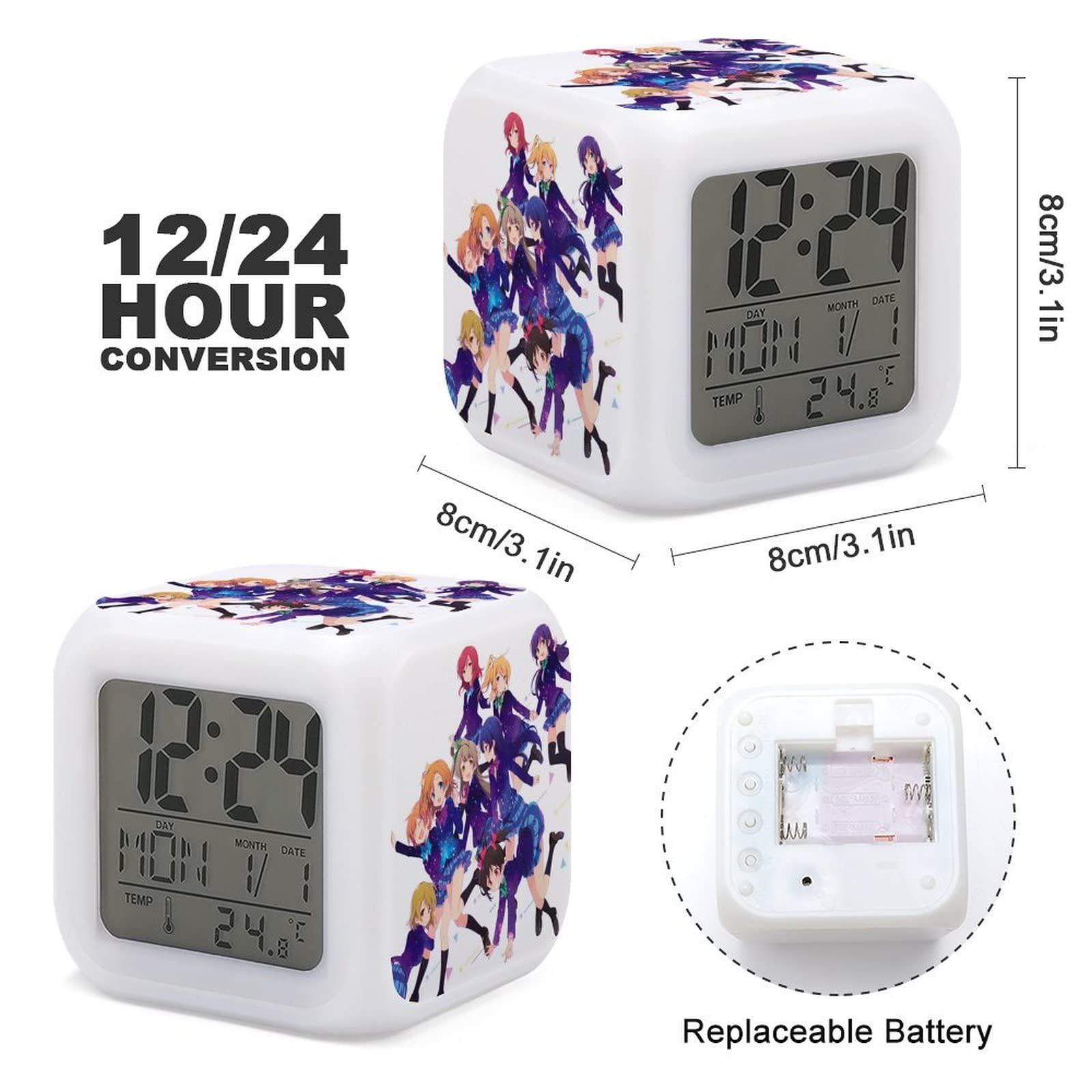 ラブライブ! μ's 目覚まし時計 Amazon.co.jp: ラブライブ! 目覚まし時計 LED デジタル時計