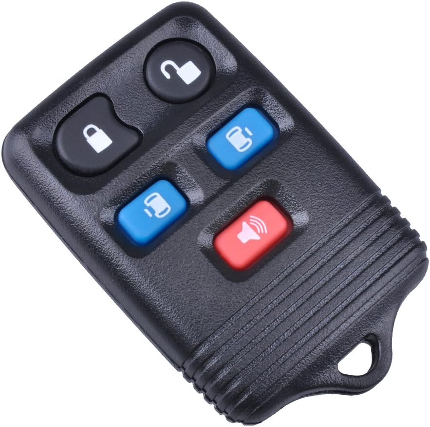 TOFNK Transmitter Remote Shell Keyless Entry Key Case & Pad replacement for 2003 2004 2005 2006 2007 2008 2009 2010 2011 Lincoln Navigator replacement ford