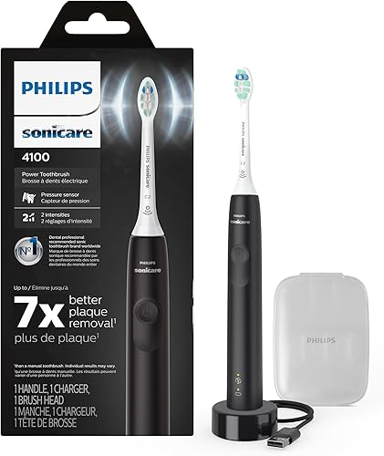 Miniatura 29 de Philips Sonicare 4100 HX3681/24 - Cepillo de dientes eléctrico recargable con sensor de presión, color negro