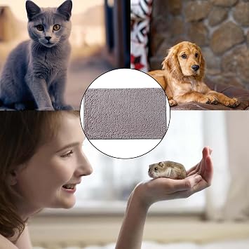 Guinea Pig Bed, 30 * 50cm Guinea Pig Accessories Guinea Pig Cage Liner Sleeping Pad for Bunny Hamster Guinea Pig Reusable Guinea Pig Mat Washable Training Pad Animal Sleeping Bedding Mat
