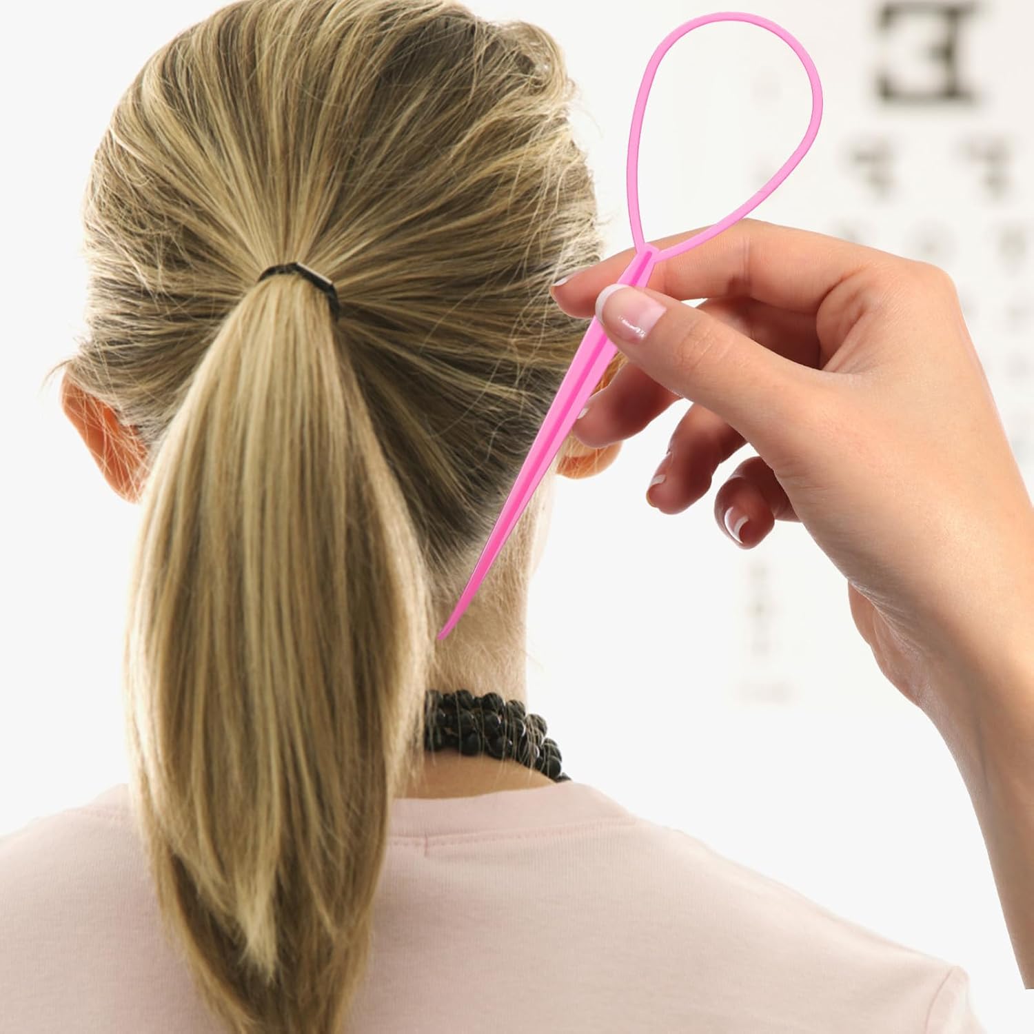 Vaguelly 1Set Donut Bun Maker Hair Accessories for Women Includes Shaped Pins Hair Ties for Elegant Hairstyles at Work Special Events