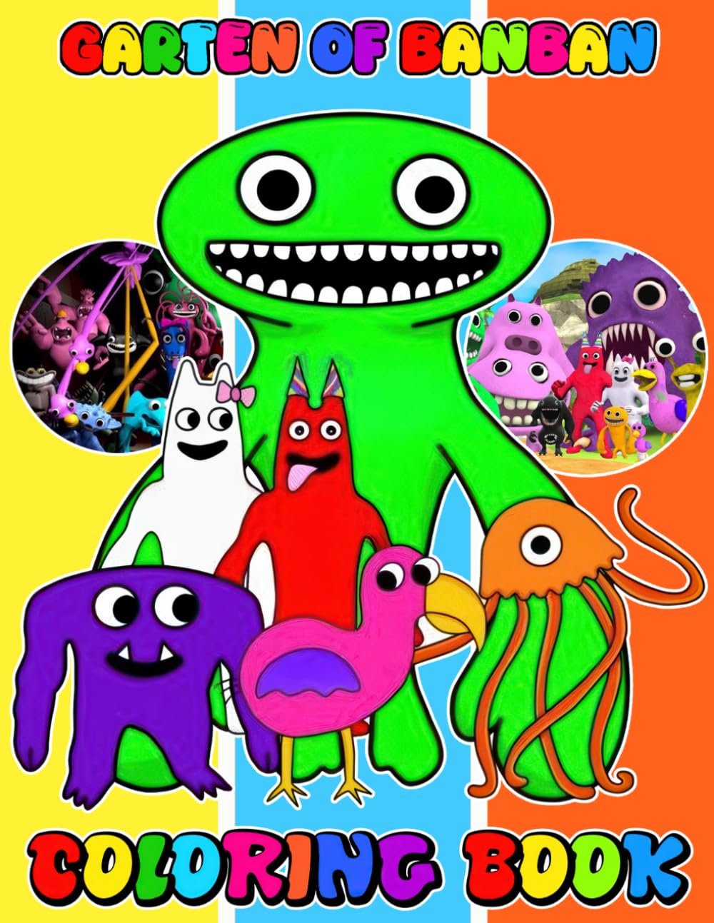 THE coloring book: A Jumbo Coloring for Kids Ages 4-7,8-12, Girls, and Adults | With +50 High Quality Coloring Pages for Stress Relief and Relaxation