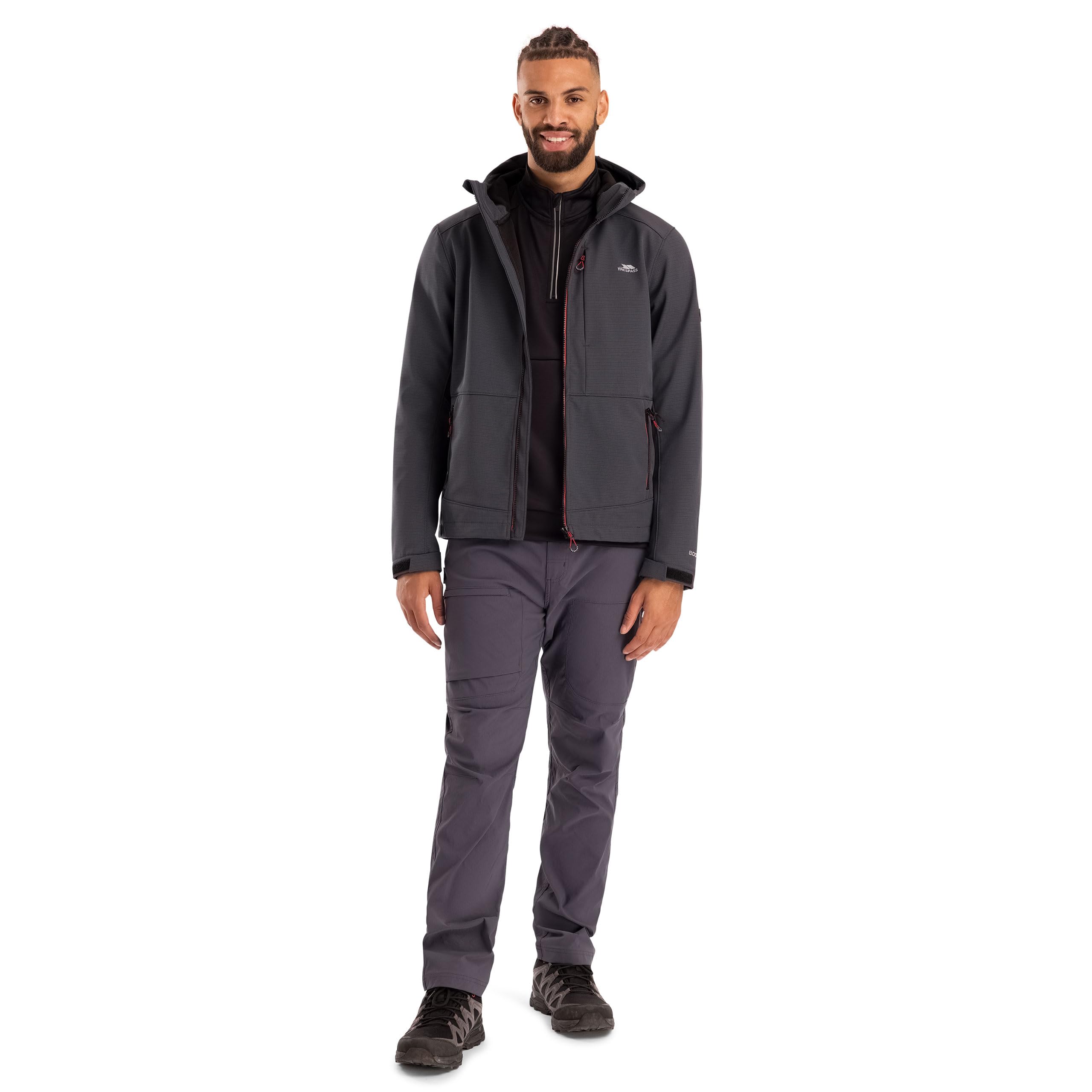 Trespass Men's Gris Waterproof Jacket Dante