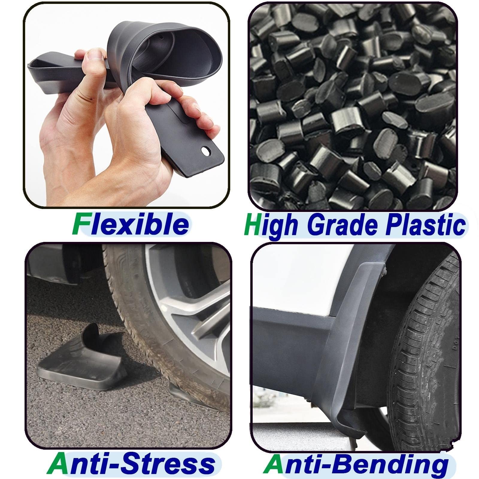 BODHIS Mud Flaps Kit For Volvo XC40 2018 2019 2020 2021 Guards Mudguards Splash Accessories Front And Rear Set