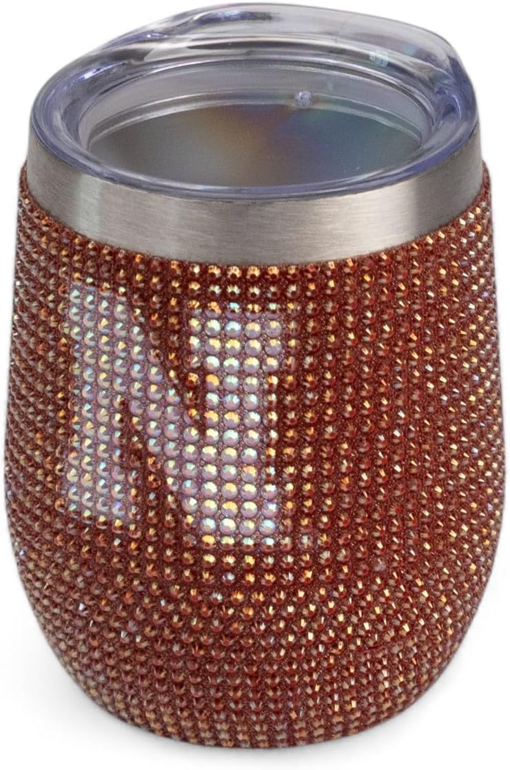 The Memory Company | Licensed NCAA 2-Pack Bling SS Stemless Wine Tumblers