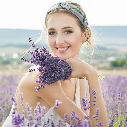 Vista 64 de VELSCRUN Diademas anudadas para mujer, 12 unidades, diadema ancha, estilo bohemio, turbante, banda elástica para el cabello, accesorios