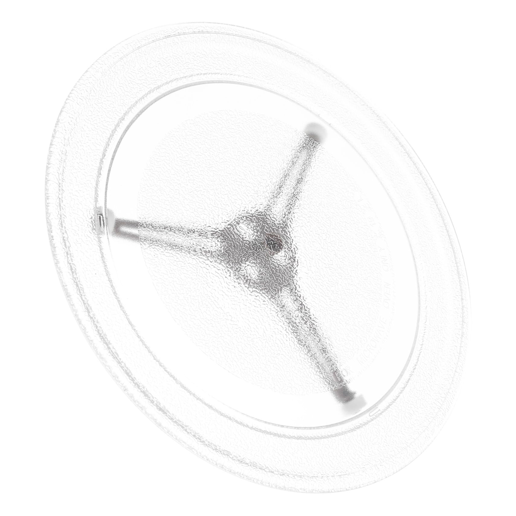 SEWACC Microwave Glass Turntable Replacement Plate Heat-resistant Glass Tray With Silent Roller Ring Support For Even Cooking In Microwave Ovens