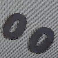 Vista 4 de Brass Sword Seppa Spacer for Japanese Samurai Swords Replacement 2 Pcs