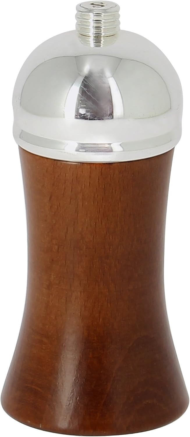 Marlux s324.110571 Salt Mill Wood Havana/4.8 x 4.8 x 11 cm Metal Silver