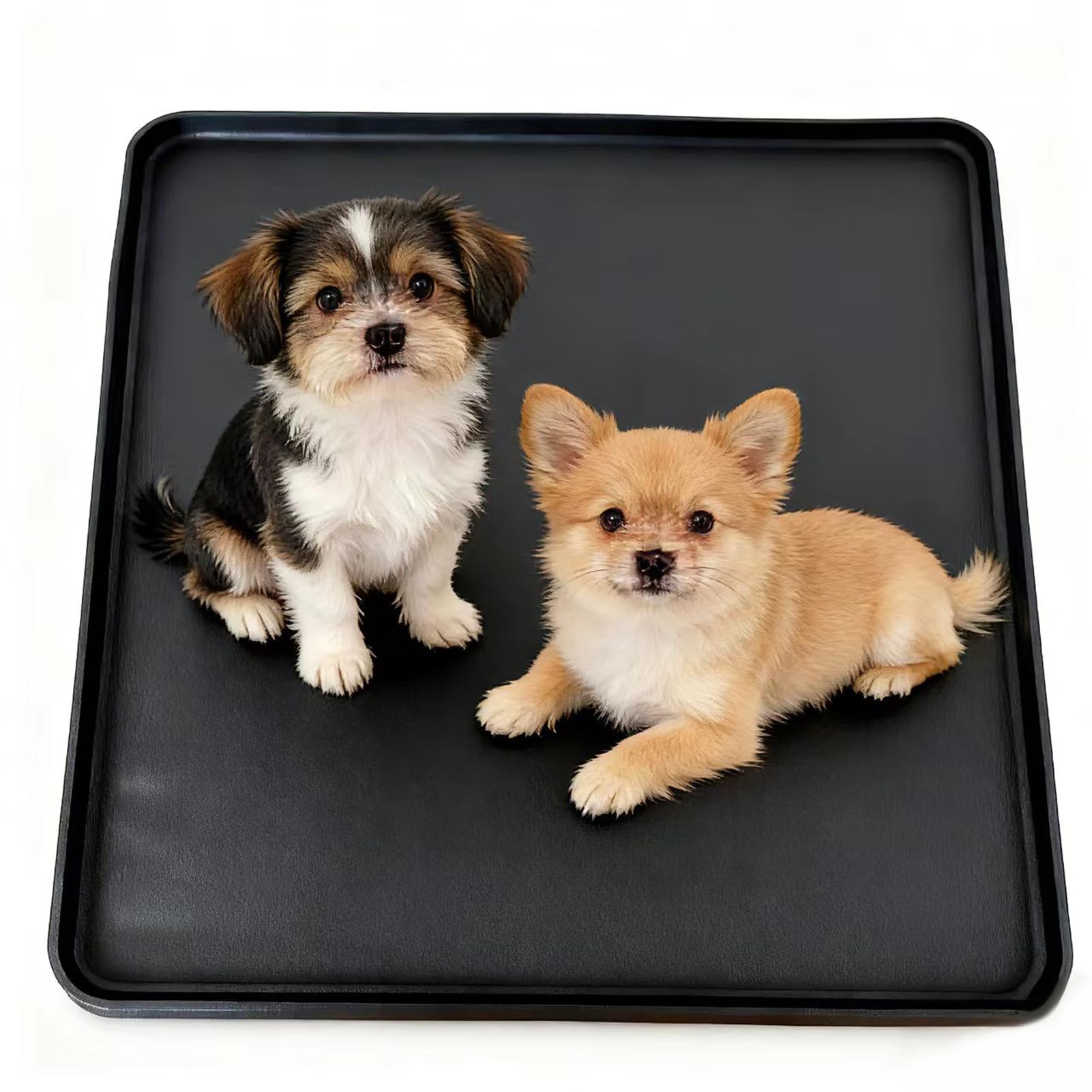 Tapis d'urine réutilisable en silicone pour chiot imperméable et antidérapant grand format