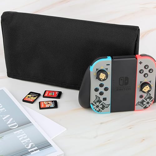 Miniatura 7 de Desing Wish Dust Cover for Nintendo Switch, Oxford Nylon Protective Dust Guard Anti Scratch Water Resistant Cover Sleeve for Nintendo Switch &
