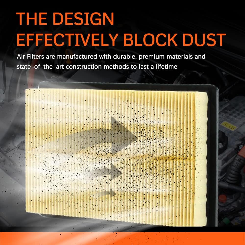 Air Filter, (CA11426) Engine Air Filter Compatible with Toyota: Prius (2016-2021), Prius AWD-E (2019-2021), Prius C (2012-2019), Prius Prime (2017-2021), Corolla Hybrid LE (2020-2021) OE#17801-21060