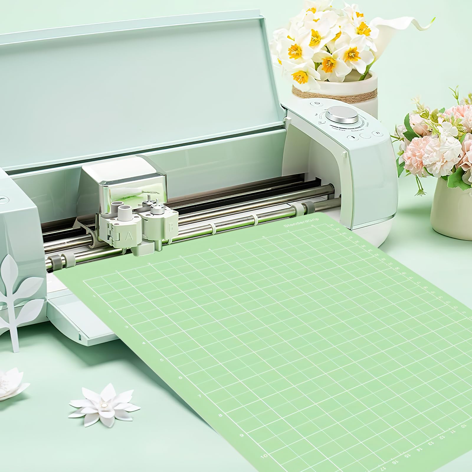 Alfombrilla de corte para Cricut Joy Xtra, 3 piezas de accesorios mate antideslizantes, alfombrilla de corte autoadhesiva para Cricut Maker para manualidades (agarre estándar, LightGrip