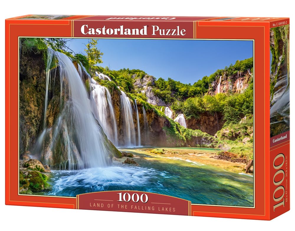 1000 Piece Jigsaw Puzzles, Land of the Falling Lakes, National Park, Pure Nature, River P…