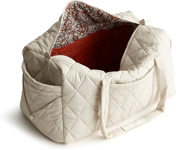 Vera Bradley Large Duffel White