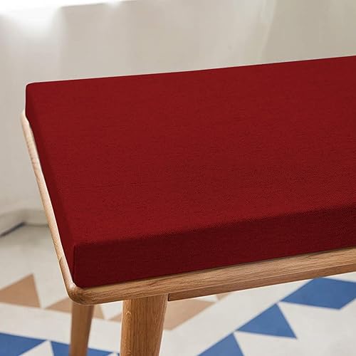 Miniatura 7 de Amlion Custom Size Bench Cushions with Logo Text for IndoorOutdoor Patio Furniture Cushion,Personalized Entryway Bay Window Seat Sofa Pad Cushion