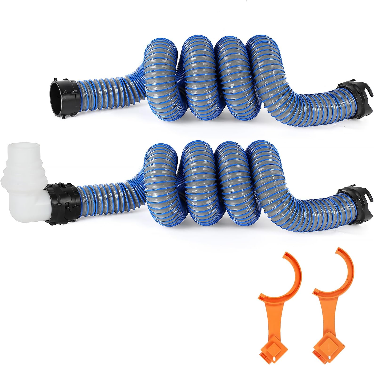 Valterra 20Foot EZFlush RV Sewer Hose, Heavy Duty