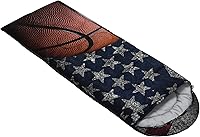 Vista 4 de QOOMO Saco de dormir para camping, 3 estaciones, clima cálido y fresco, ligero, saco de dormir impermeable para adultos y niños, viajes y al aire