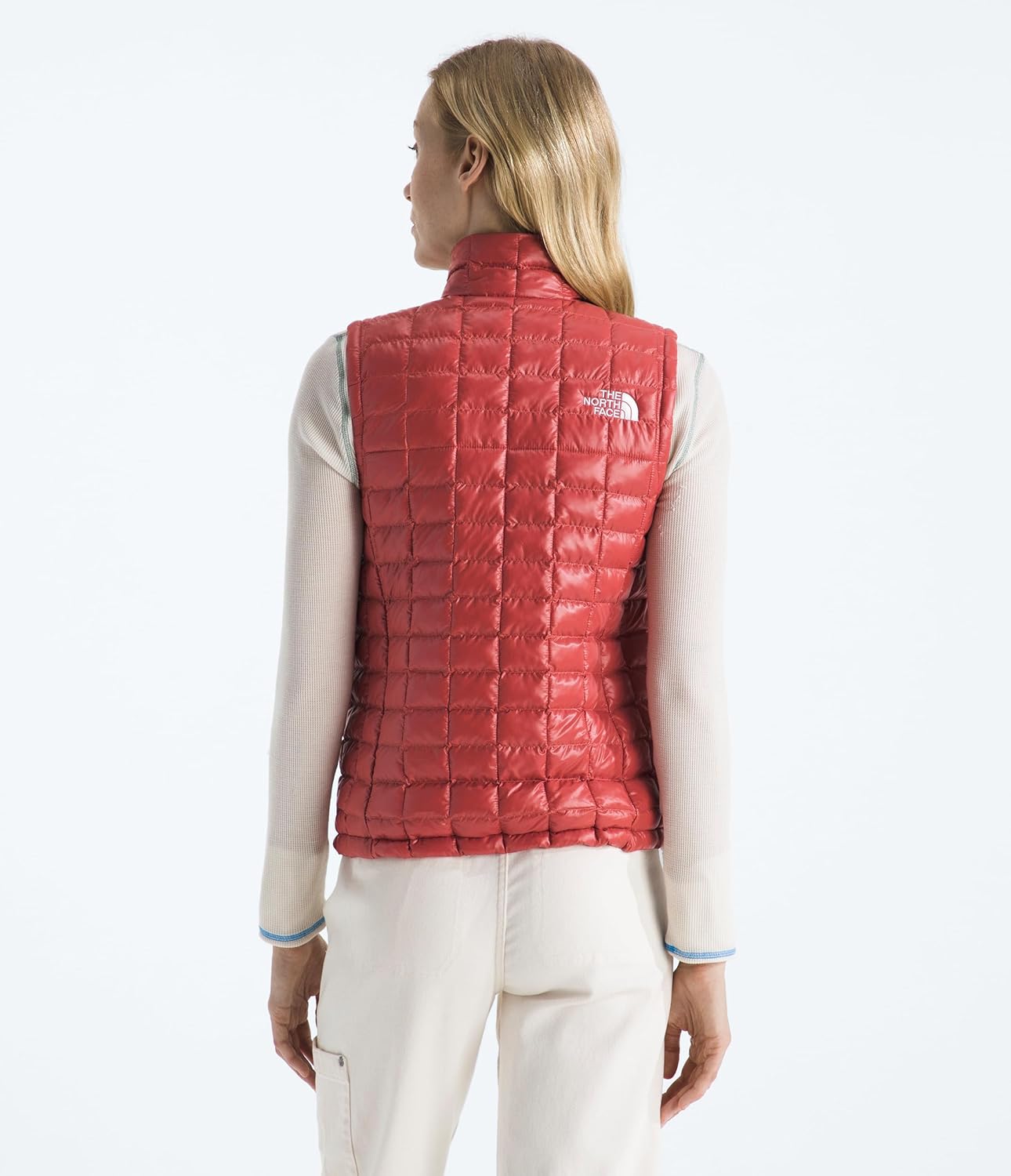 THE NORTH FACE Women's Thermoball Vest | Lightweight Zip Up Vest With Synthetic Insulation, Wind Resistant & Water Repellent