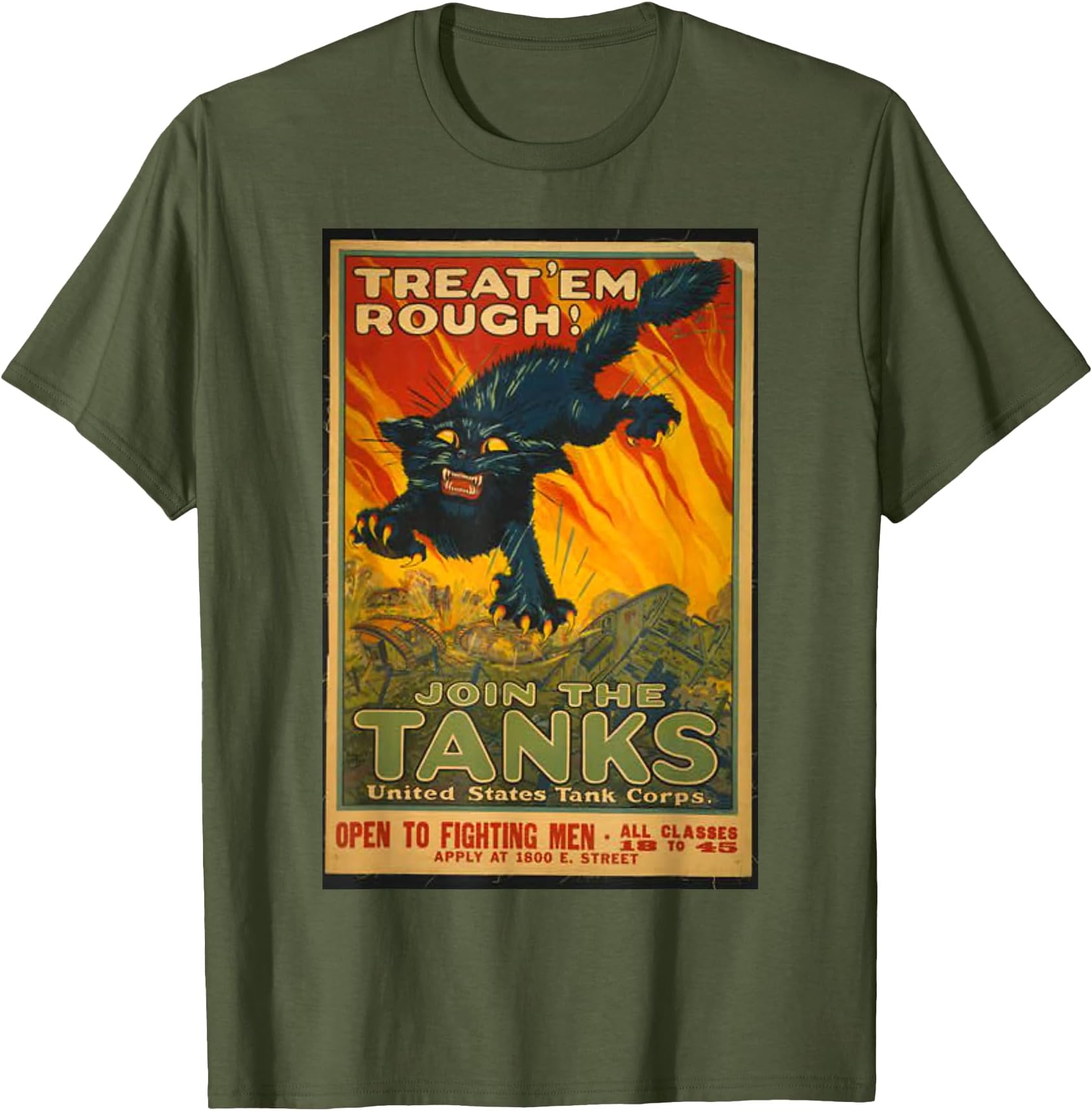 Vintage WW1 T-Shirt USA World War 1 Military Retro Poster T-Shirt