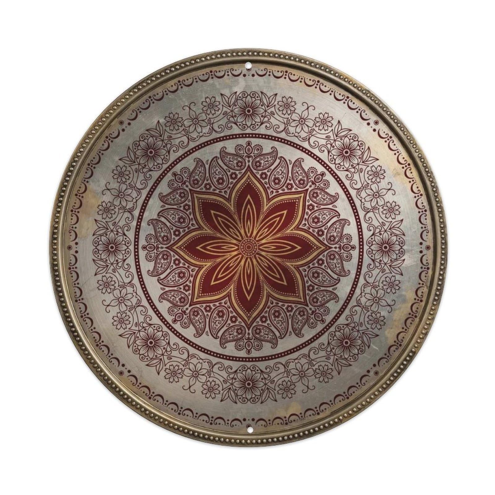 Round Classical Art Sign Metal Tin Sign Plaque