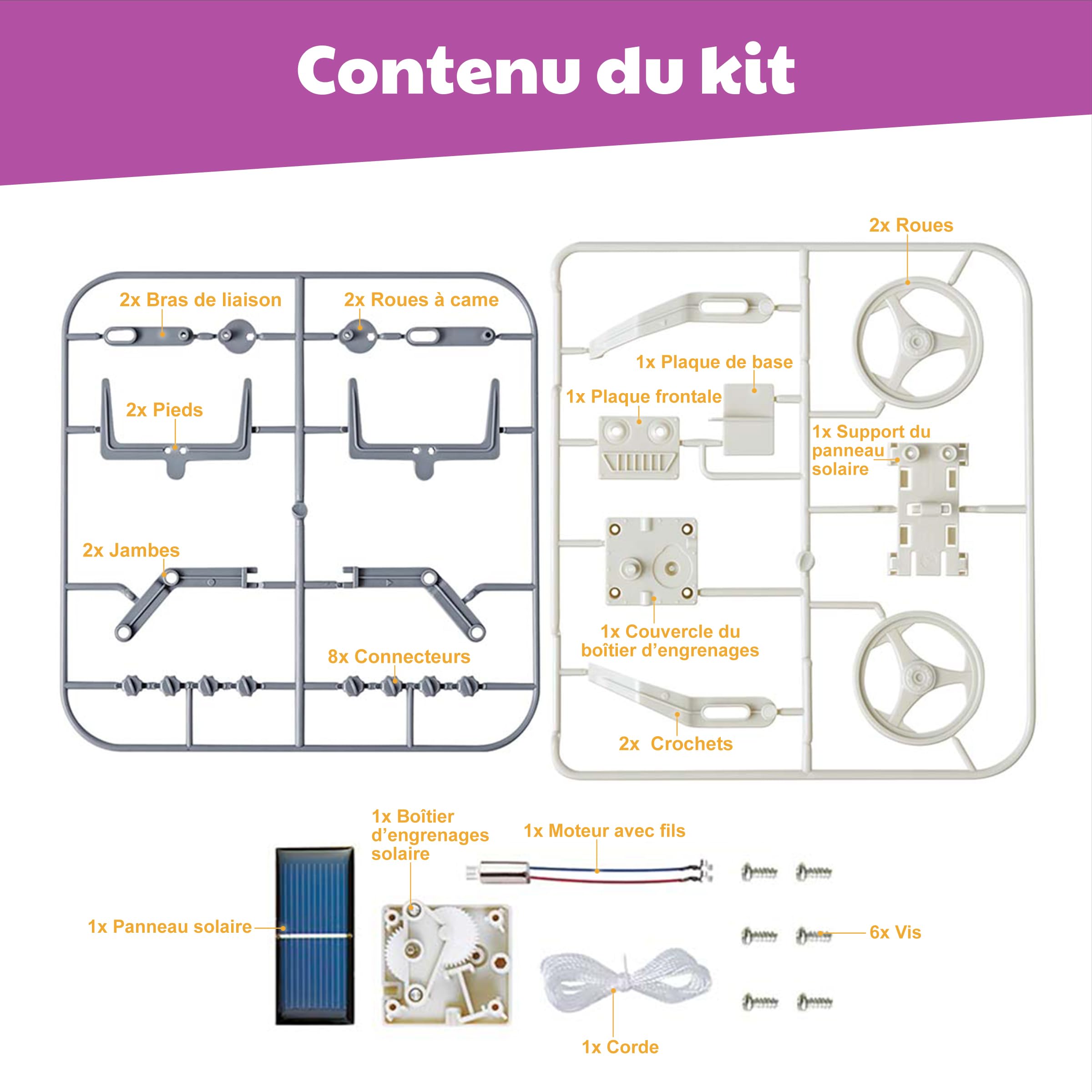 4M Kidz Labs Kit de Fabrication Green Science : Mini Robot Solaire 3 en 1