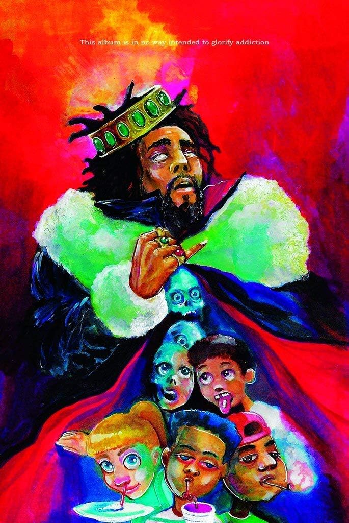 J Cole KOD Album Music Poster 24in x 36in