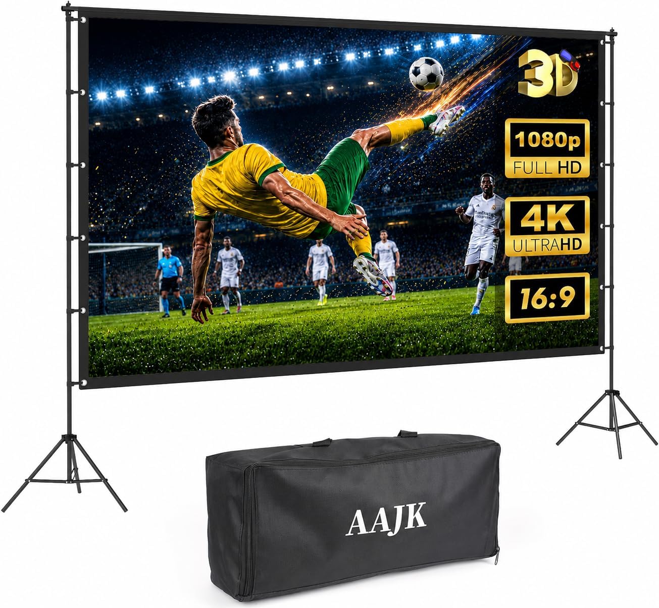 AAJK 120in Outdoor Projector Screen...
