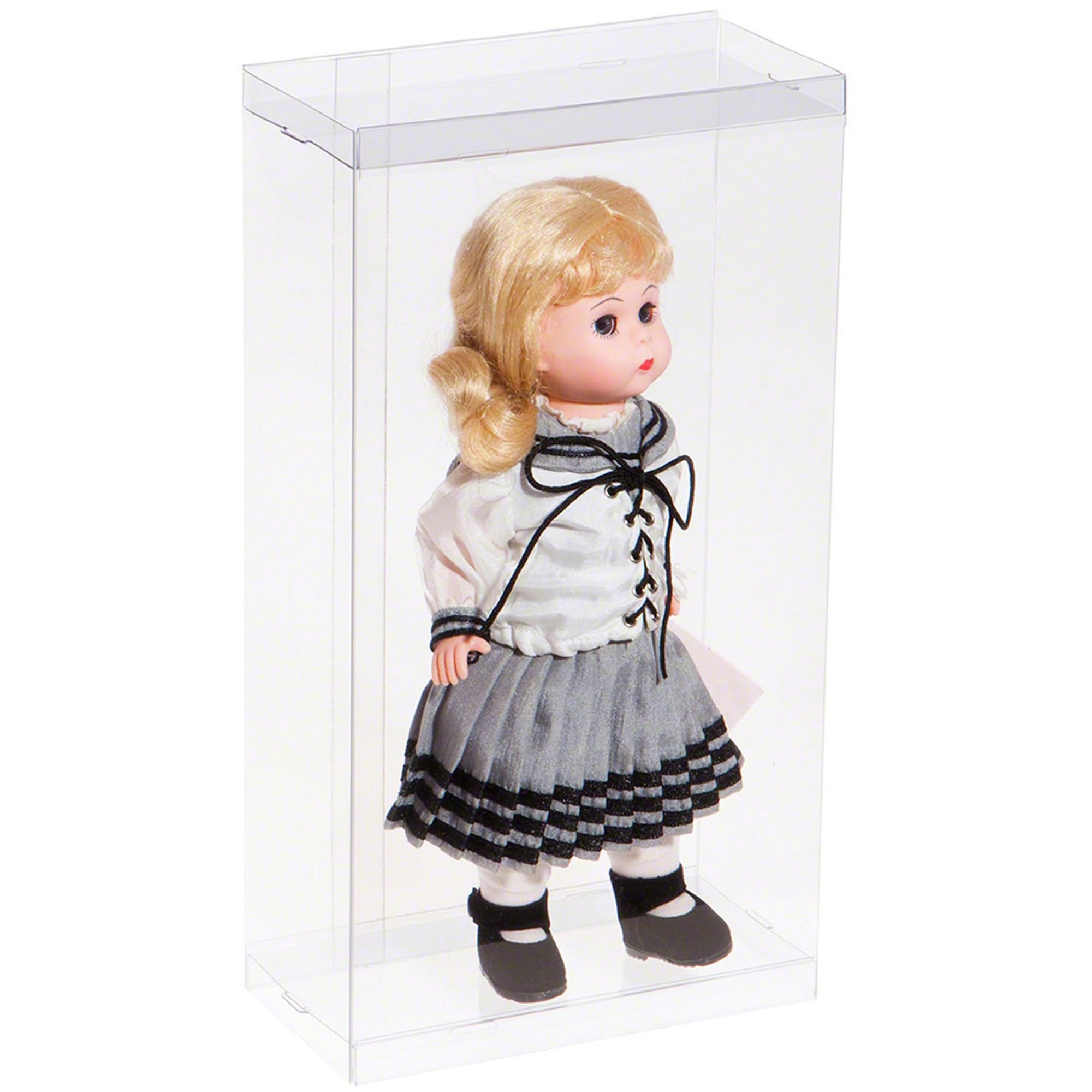 Amazon.com: DollSafe Clear Folding Display Box for Large 7-8 inch
