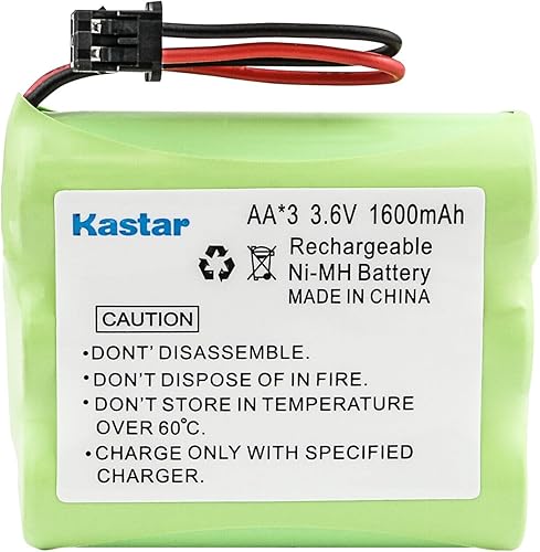 Kastar Paquete de 1 batería de repuesto para Panasonic P-P501 P-P501A P-P501PA HHRP501 KX-A36 KX-TA38 Tipo 1 P-P504 P-P504A P-P504PA Tipo 11 P-P505