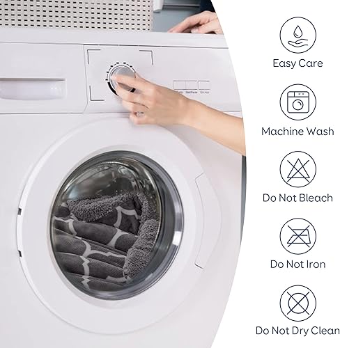 Miniatura 6 de Kaisa Juego de edredón de forro polar Sherpa tamaño Queen de 3 piezas, edredón reversible esponjoso y cálido para invierno con 2 fundas de almohada,