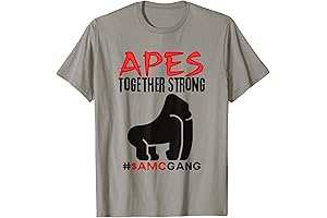 Ape Together Strong Gorilla Gang $AMC GME Funny Stock Meme T-Shirt