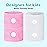 SZSTYYP Motion Sickness Bands for Kids Cruise Travel Essentials Anti-Nausea Acupressure Wristband for Morning Car Sea Sickness Wristbands for Kids-2 Pairs White/Pink